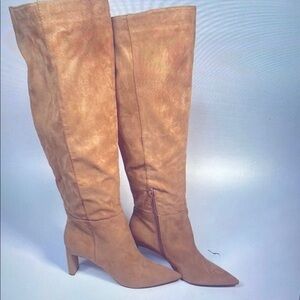 Tan Heeled Boots